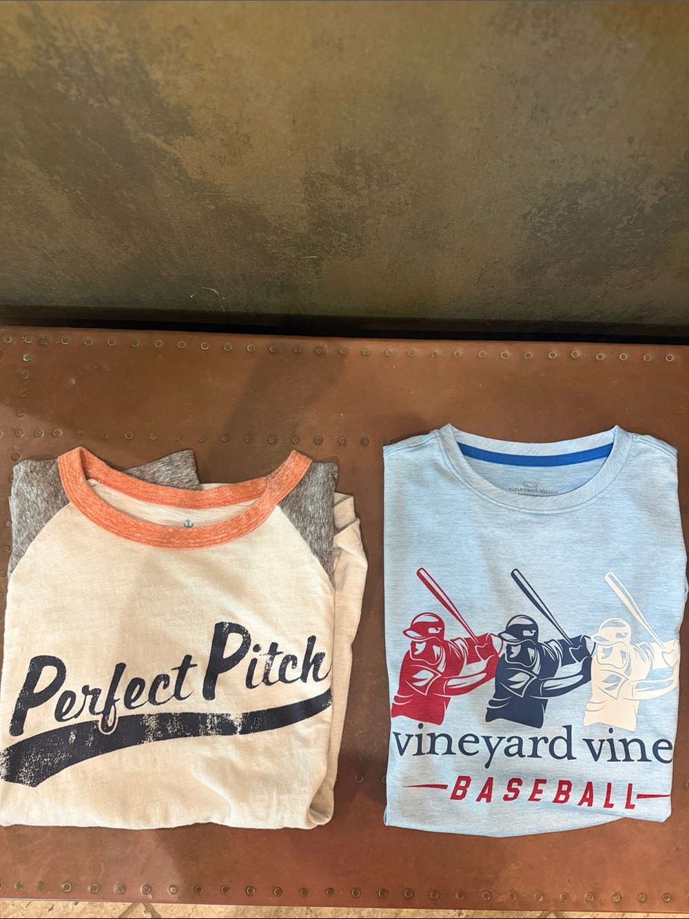 Line New 2 boys Baseball Themed Graphic Tee